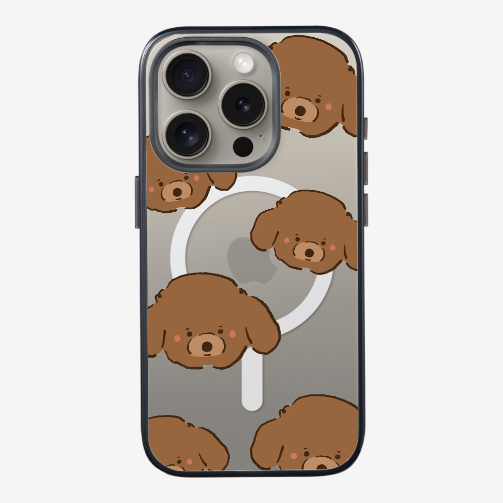 Brown Poodle Wonderland Phone Case