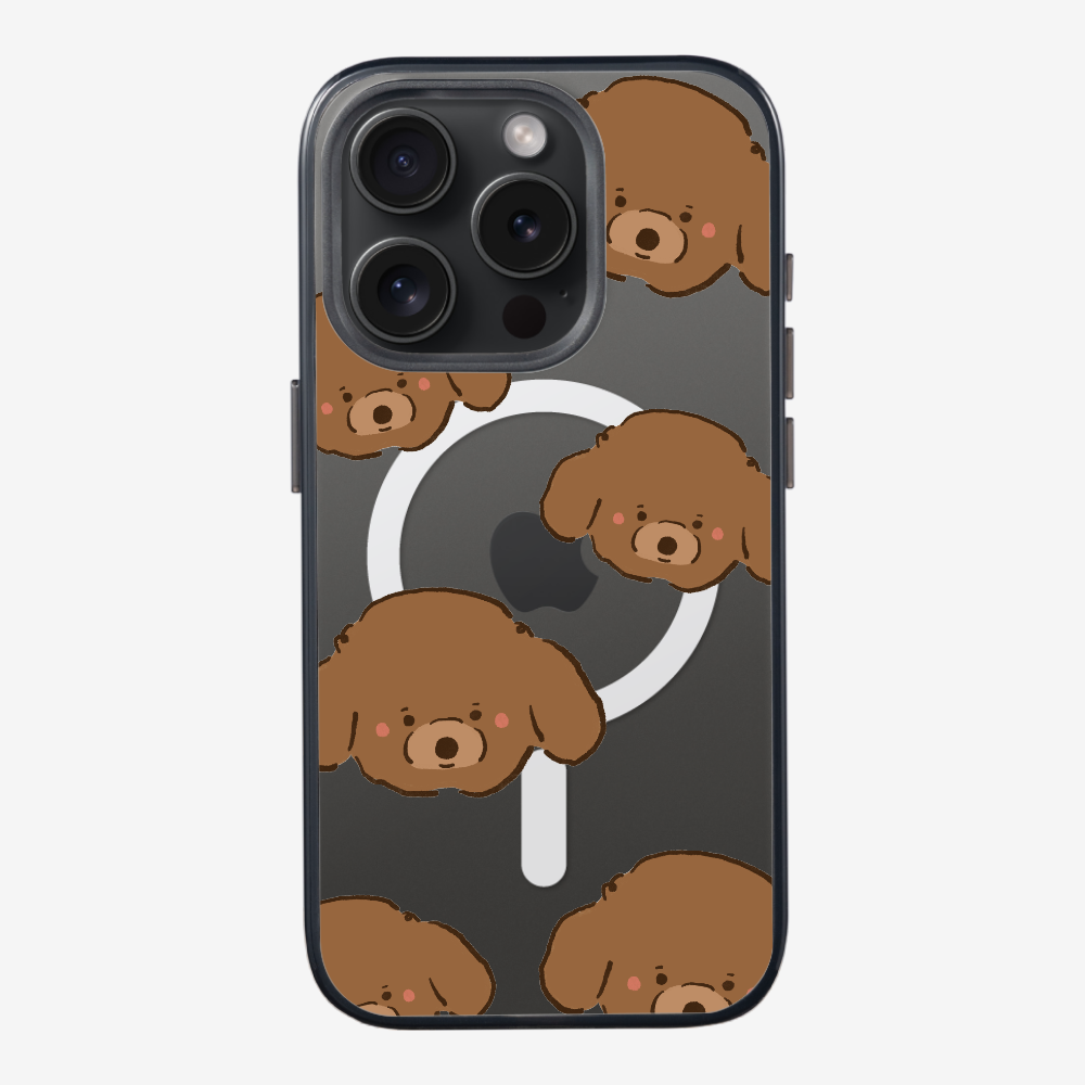 Brown Poodle Wonderland Phone Case