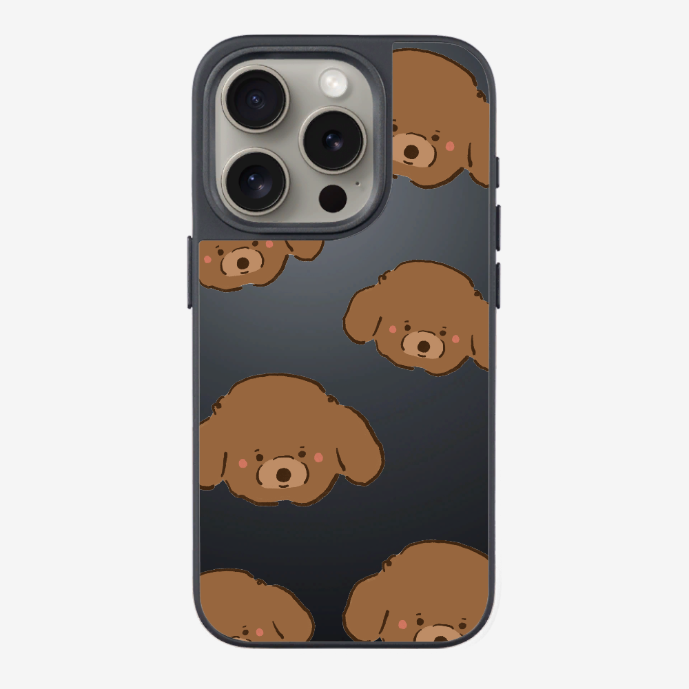 Brown Poodle Wonderland Phone Case