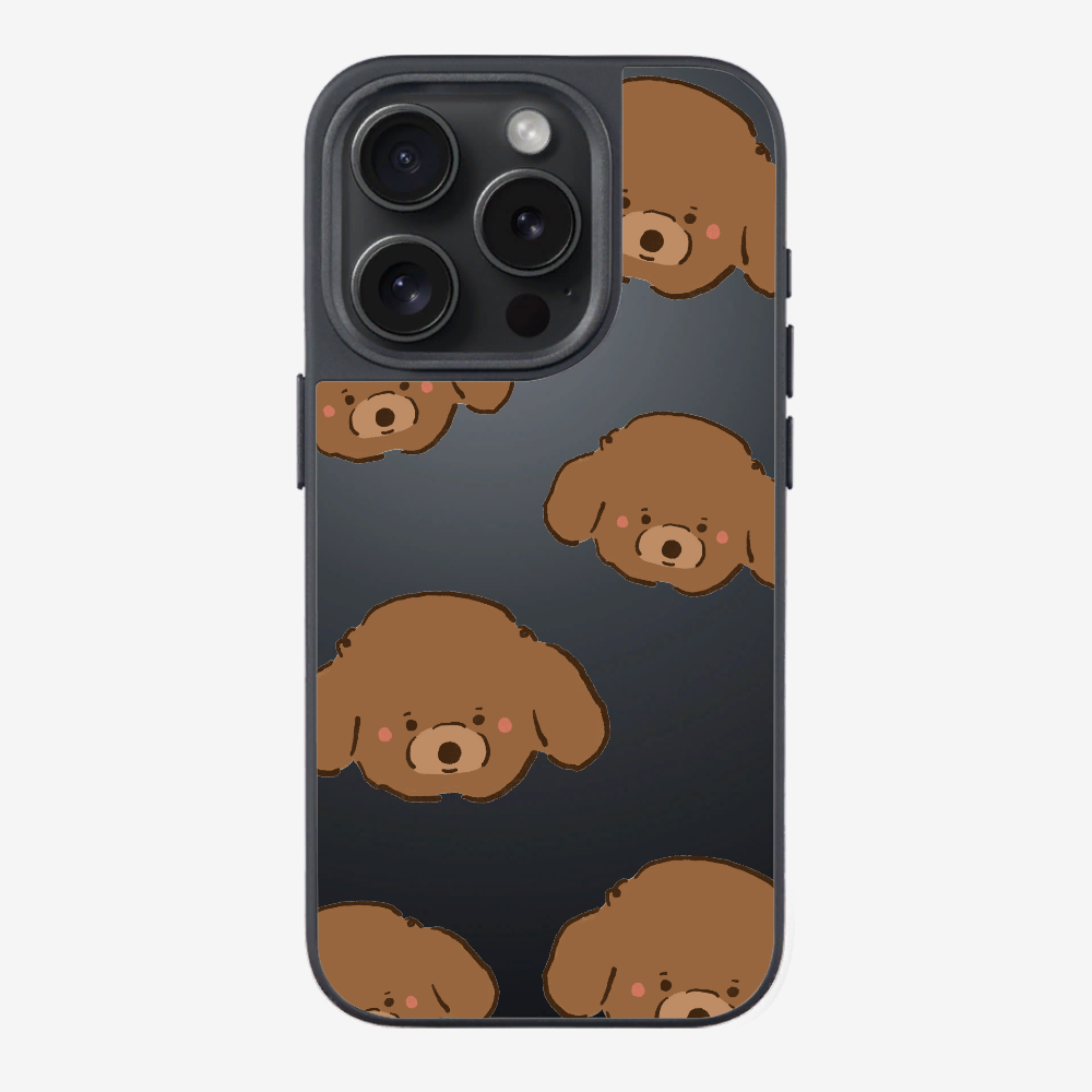 Brown Poodle Wonderland Phone Case