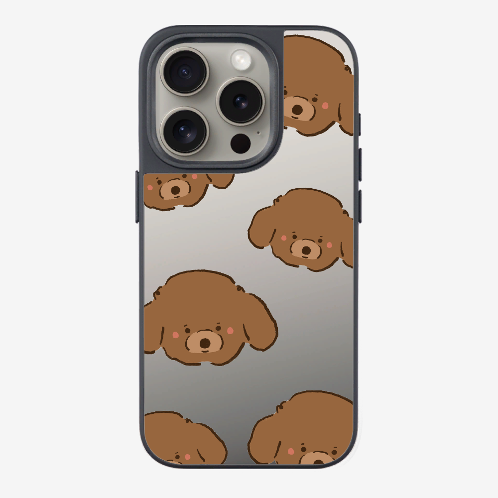 Brown Poodle Wonderland Phone Case