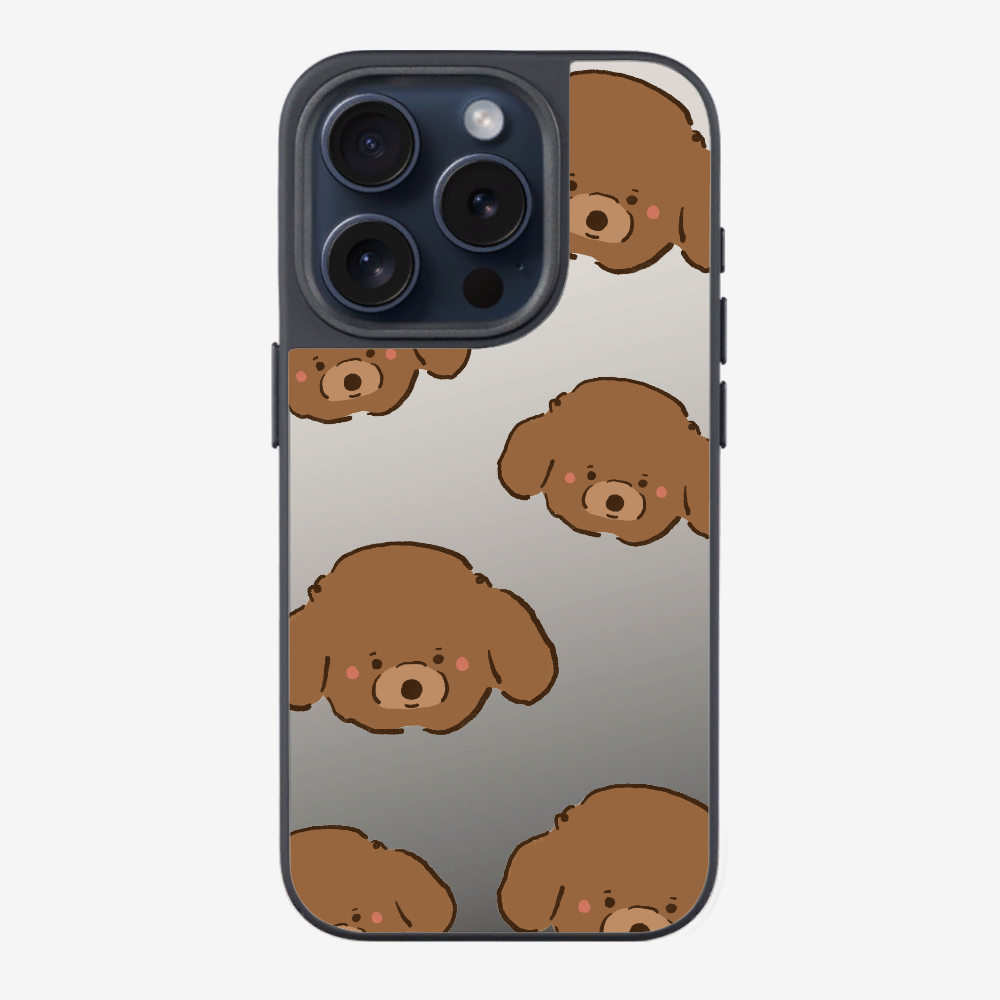 Brown Poodle Wonderland Phone Case