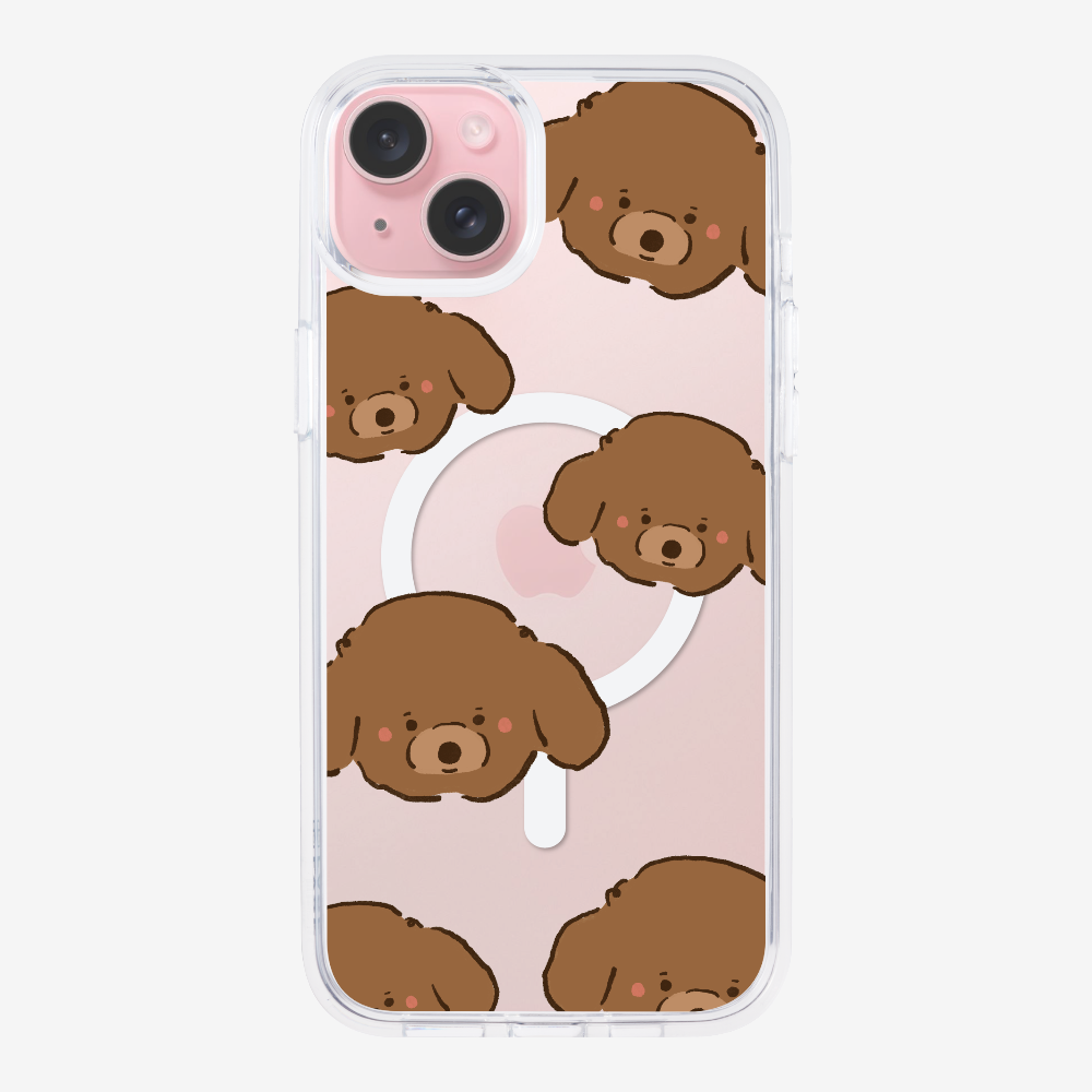 Brown Poodle Wonderland Phone Case