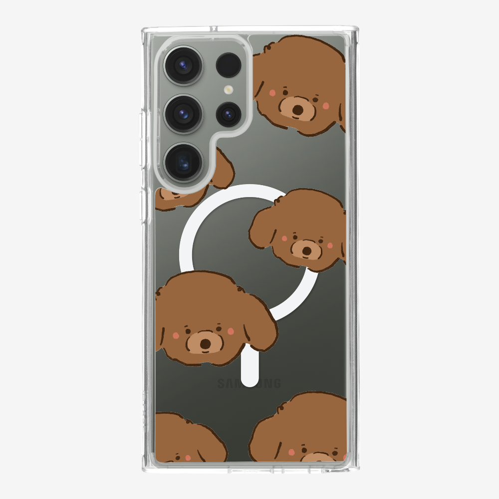 Brown Poodle Wonderland Phone Case