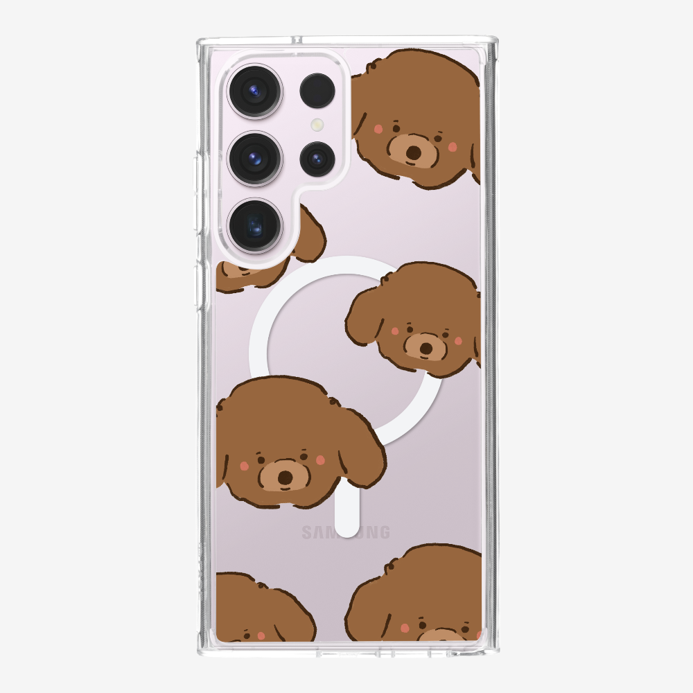 Brown Poodle Wonderland Phone Case