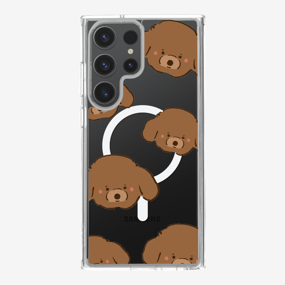 Brown Poodle Wonderland Phone Case