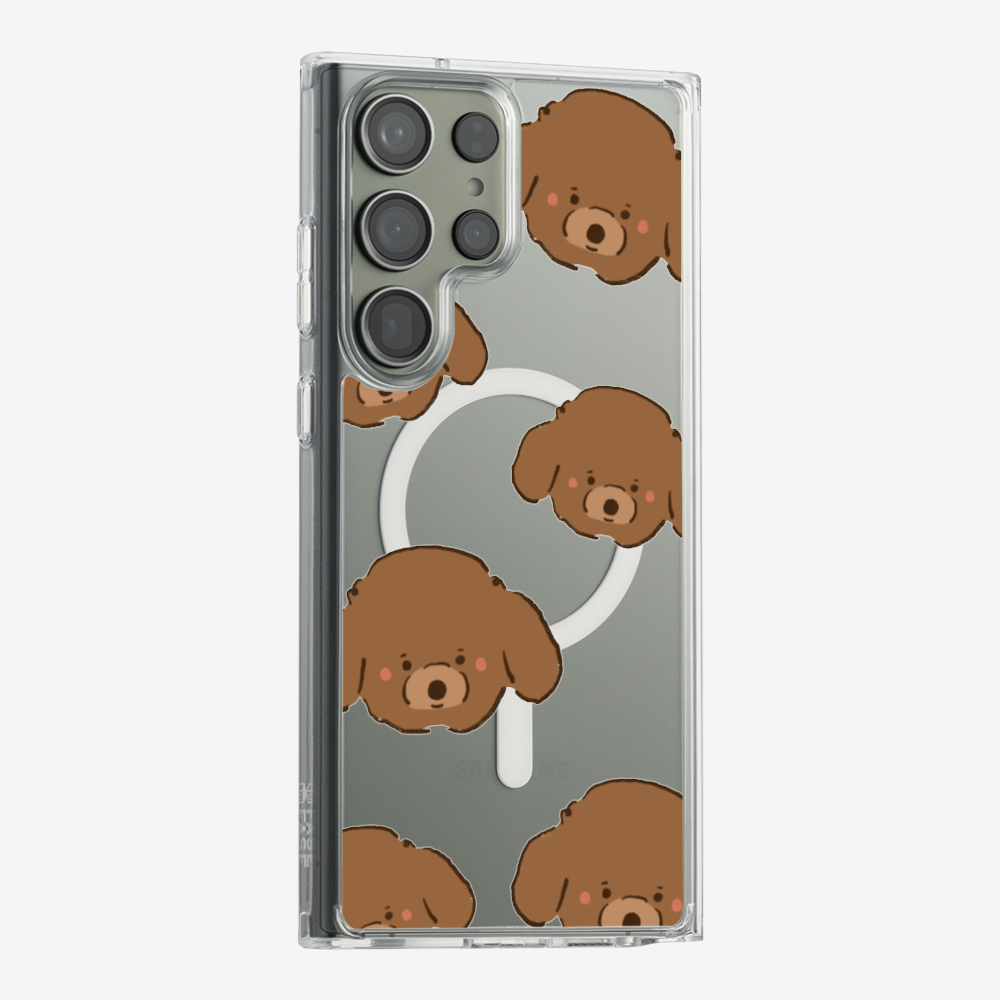 Brown Poodle Wonderland Phone Case