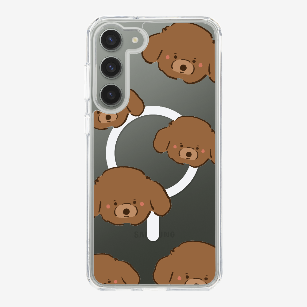 Brown Poodle Wonderland Phone Case