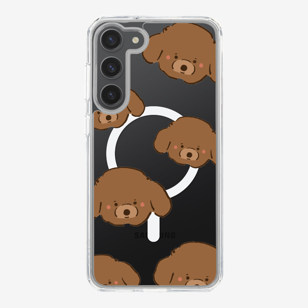 Brown Poodle Wonderland Phone Case