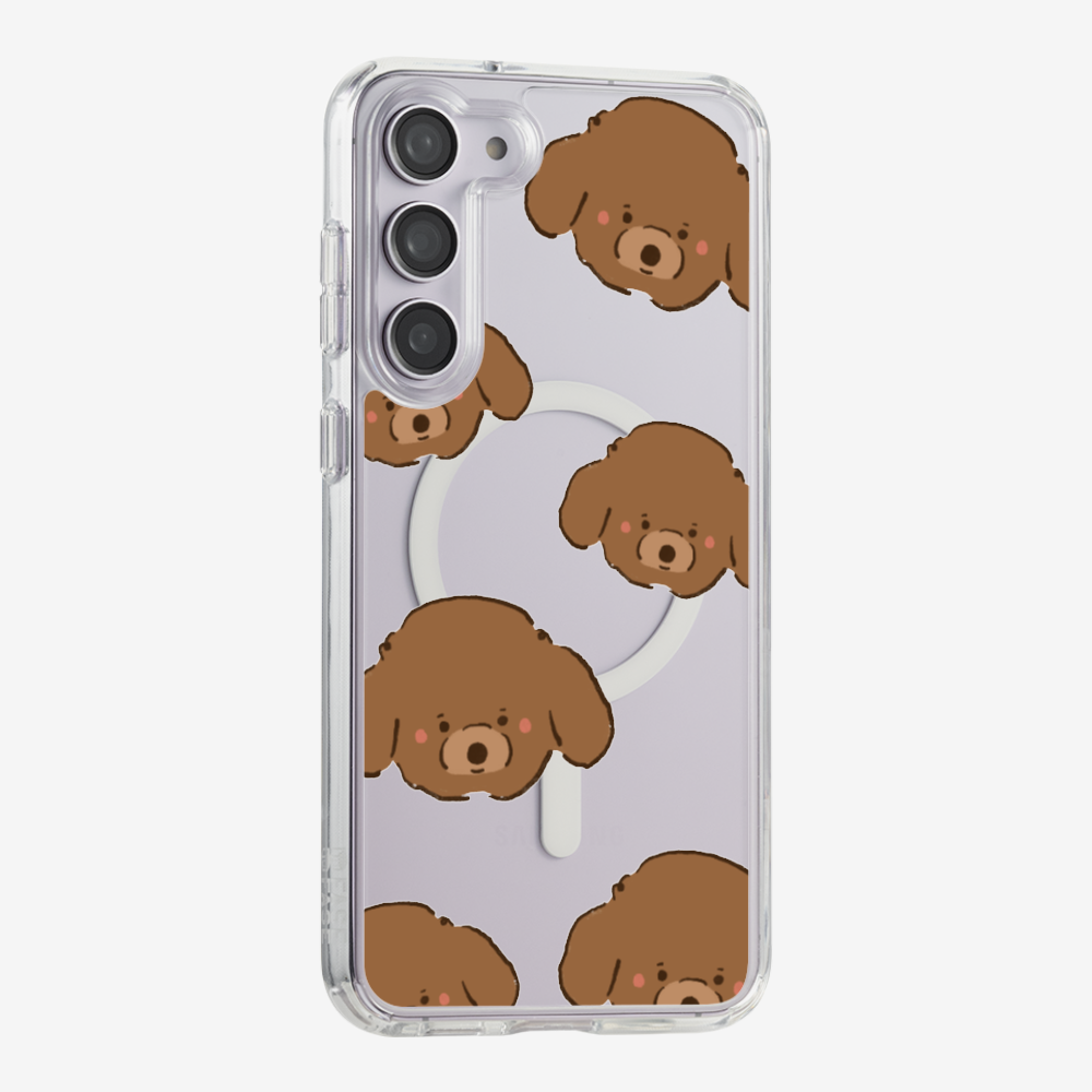 Brown Poodle Wonderland Phone Case