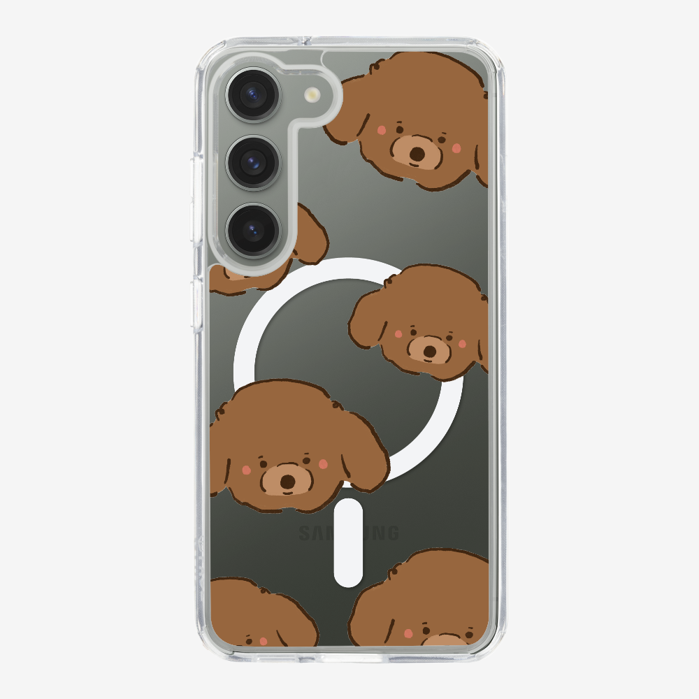 Brown Poodle Wonderland Phone Case