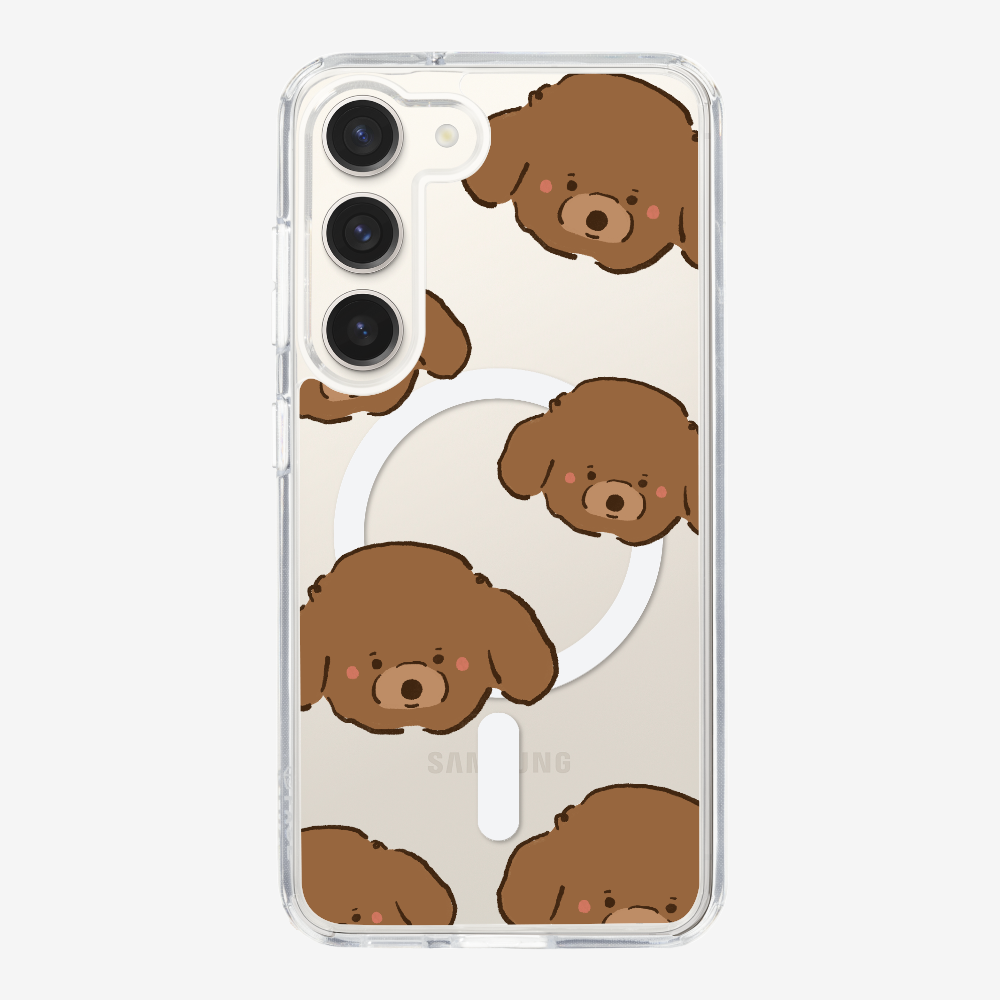 Brown Poodle Wonderland Phone Case