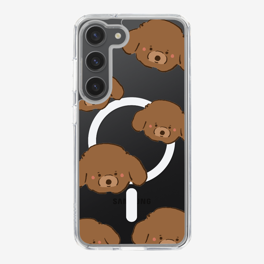 Brown Poodle Wonderland Phone Case