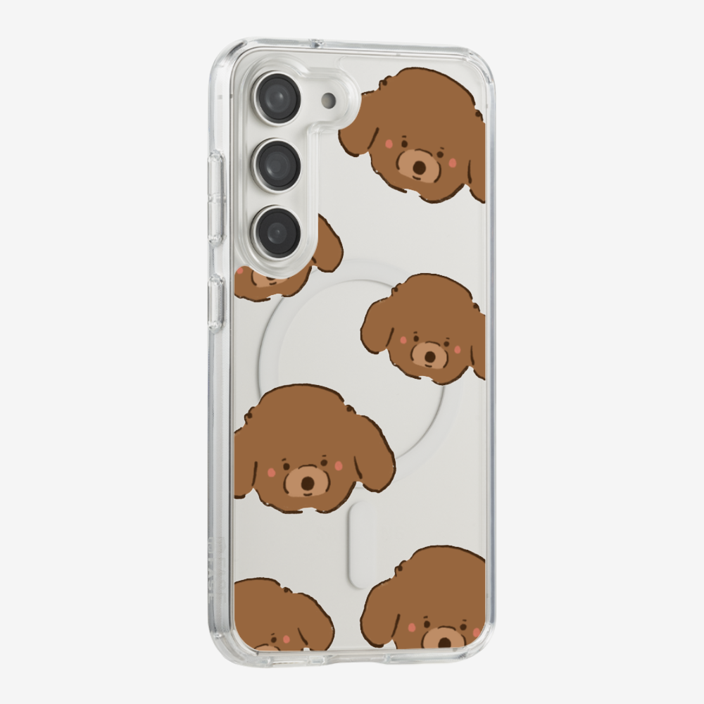 Brown Poodle Wonderland Phone Case