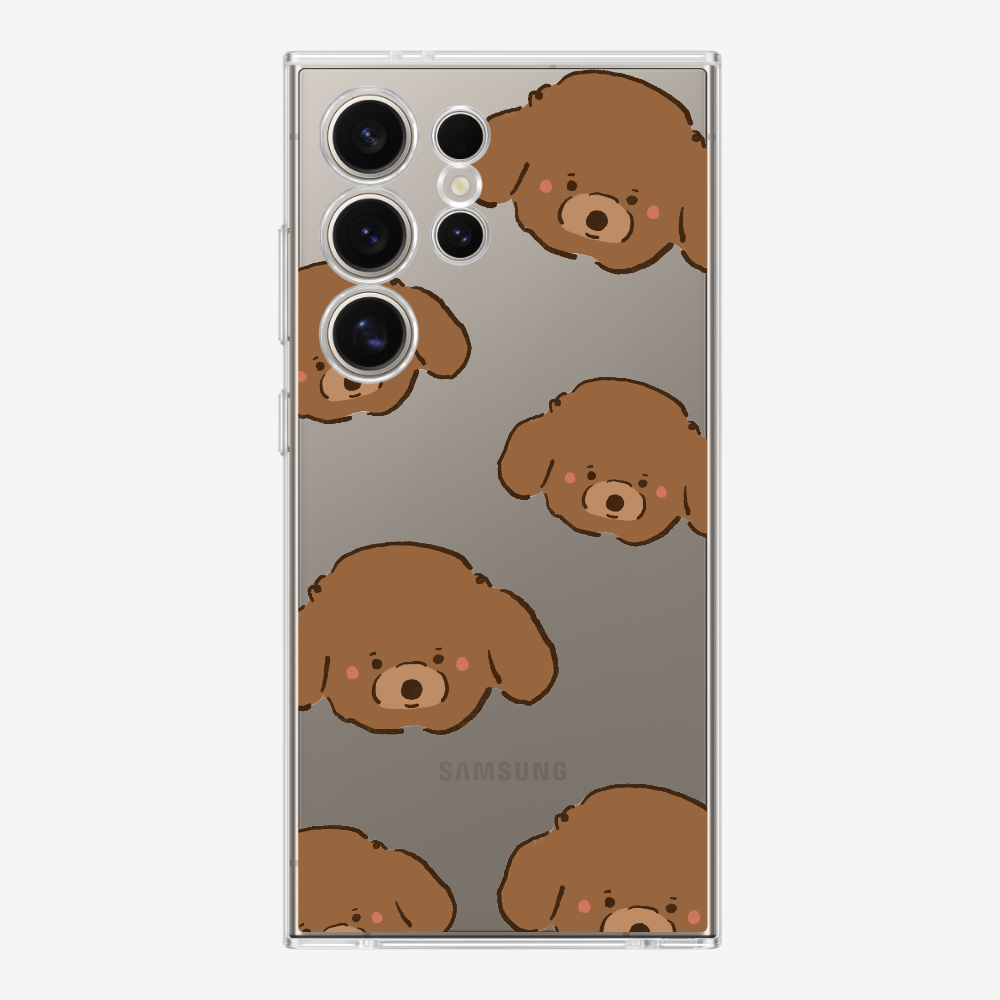 Brown Poodle Wonderland Phone Case