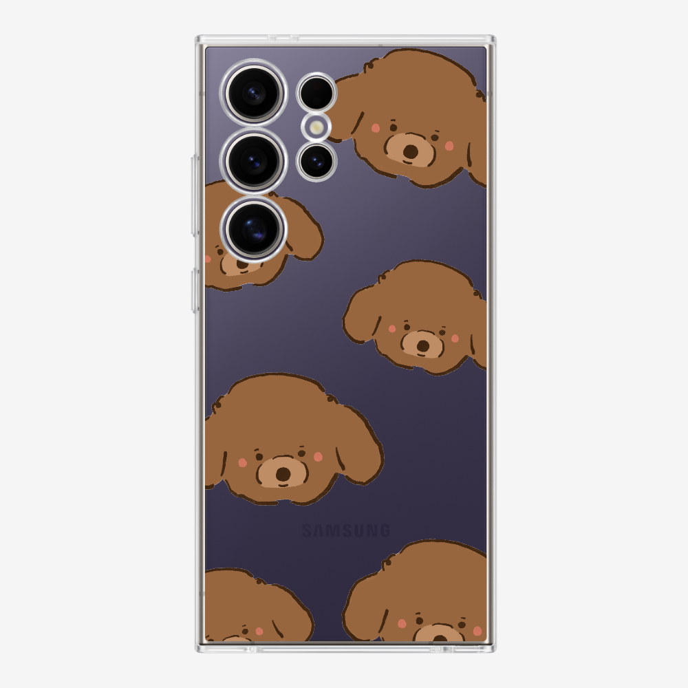 Brown Poodle Wonderland Phone Case