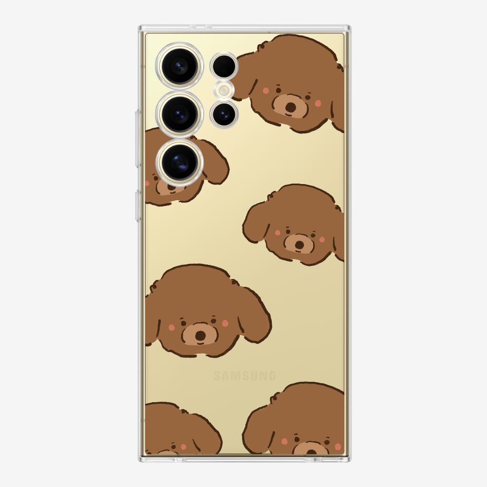 Brown Poodle Wonderland Phone Case