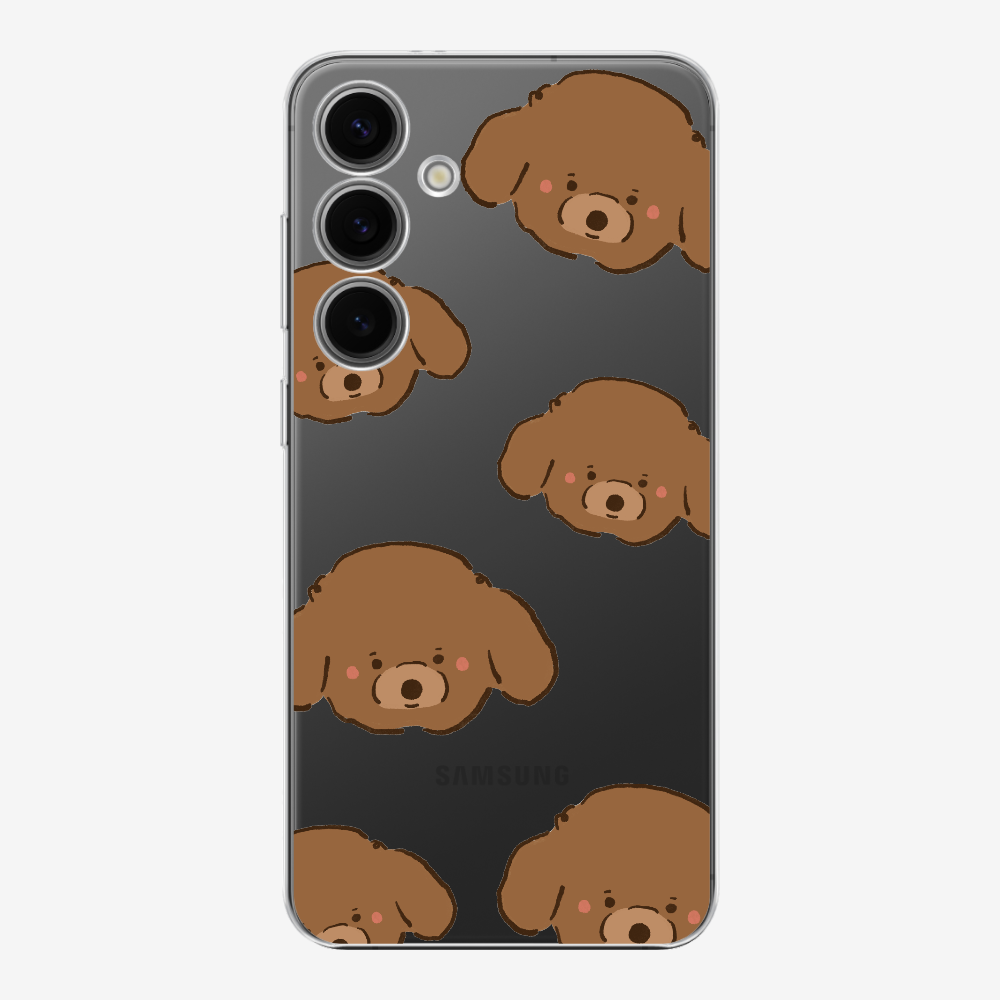 Brown Poodle Wonderland Phone Case