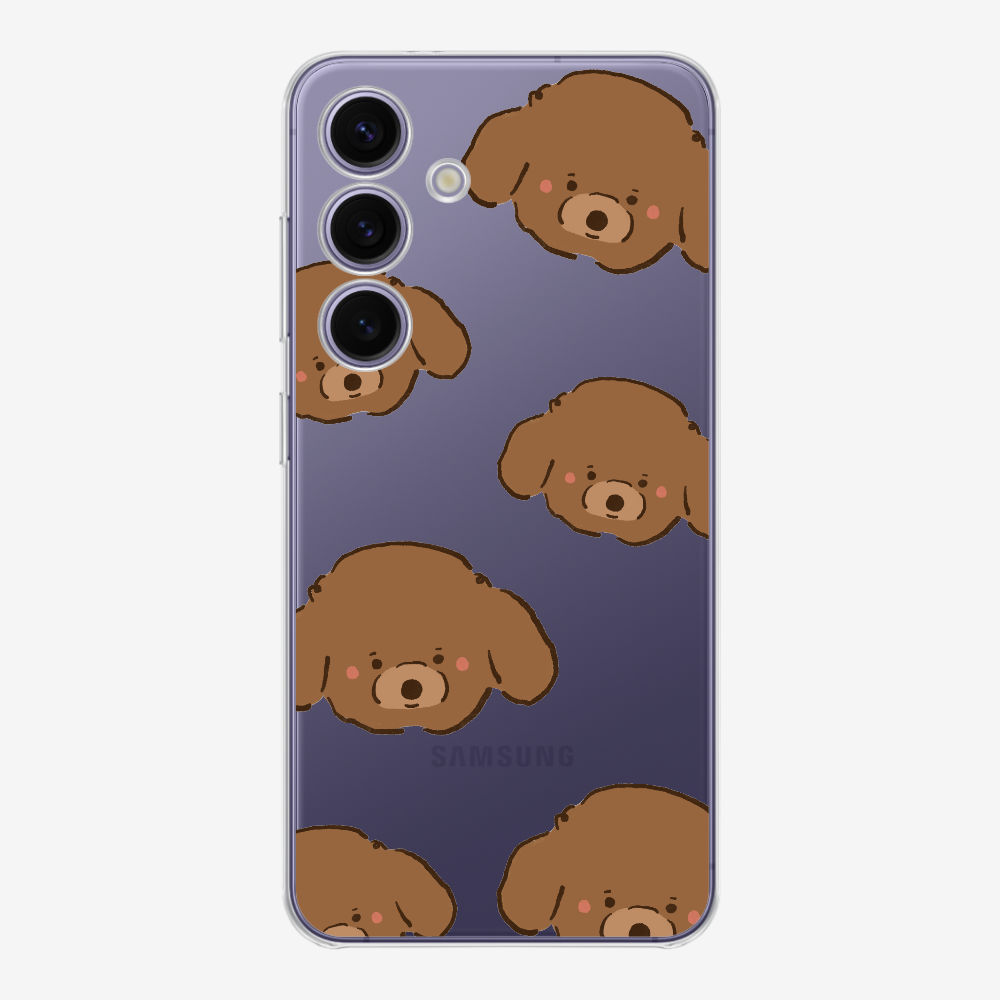 Brown Poodle Wonderland Phone Case