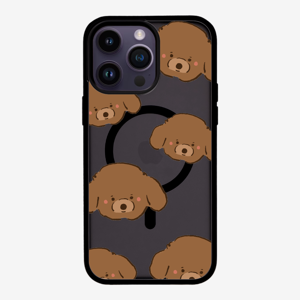 Brown Poodle Wonderland Phone Case