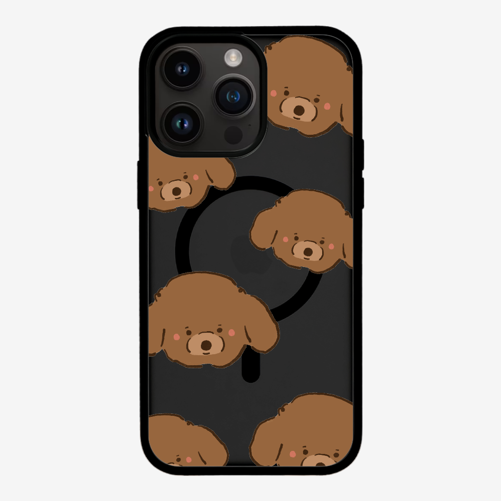 Brown Poodle Wonderland Phone Case