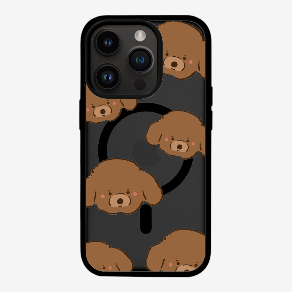 Brown Poodle Wonderland Phone Case