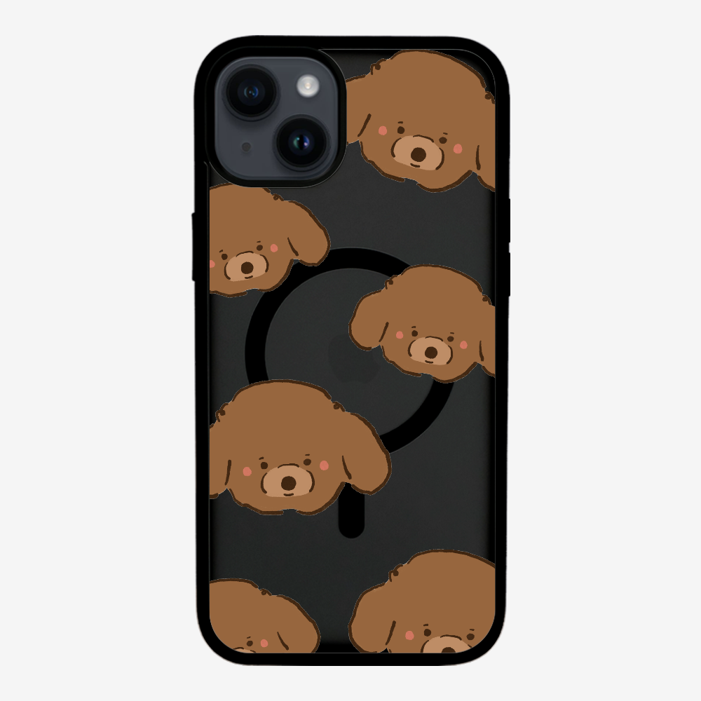 Brown Poodle Wonderland Phone Case