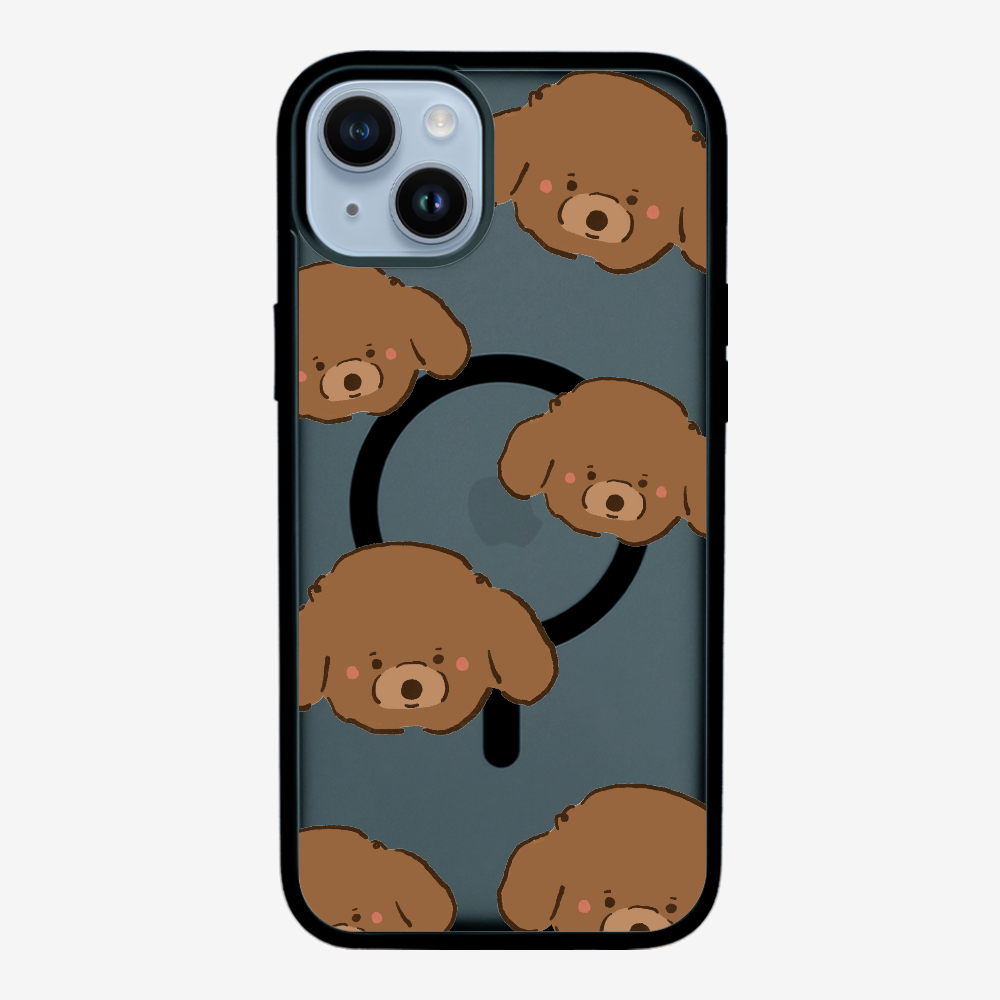 Brown Poodle Wonderland Phone Case