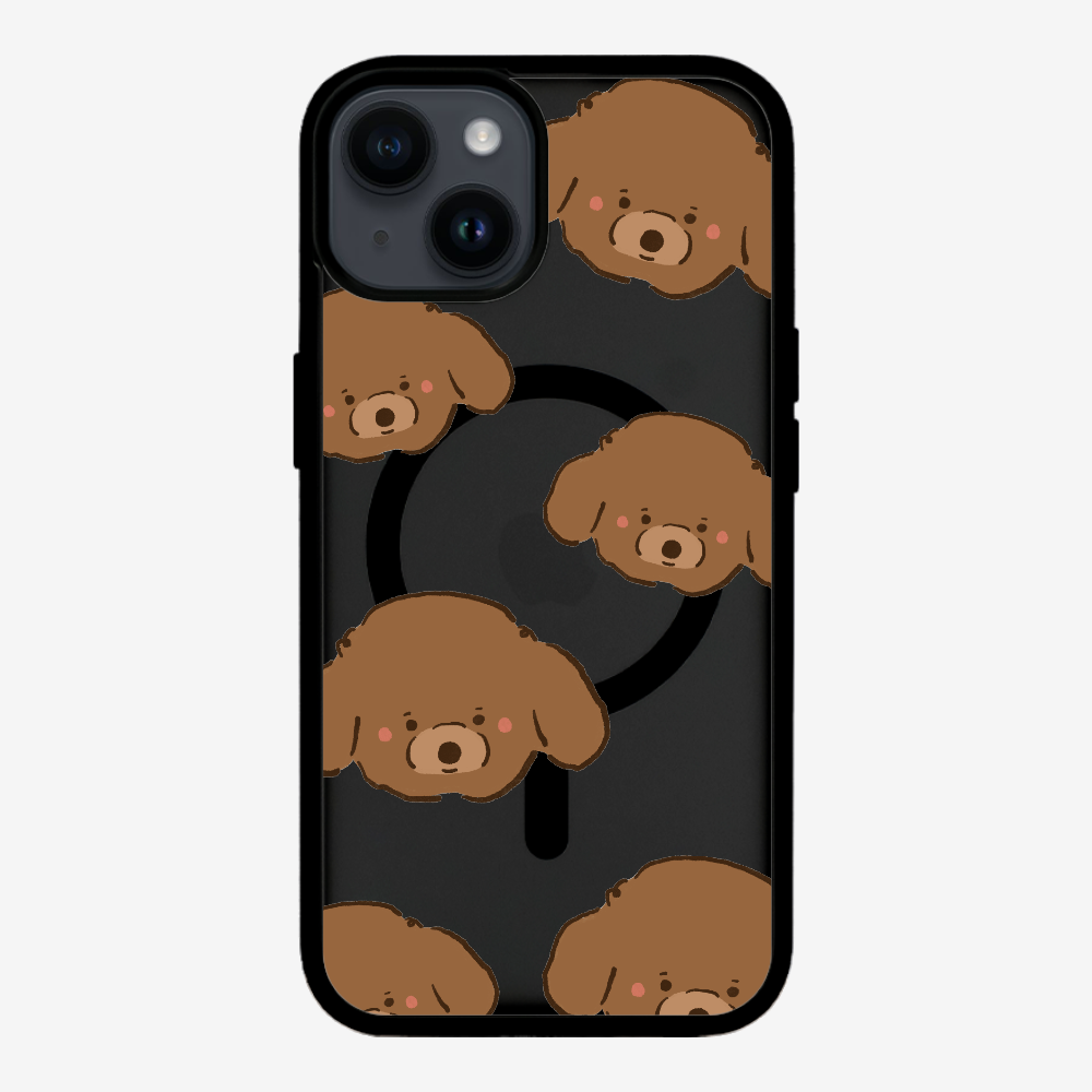 Brown Poodle Wonderland Phone Case