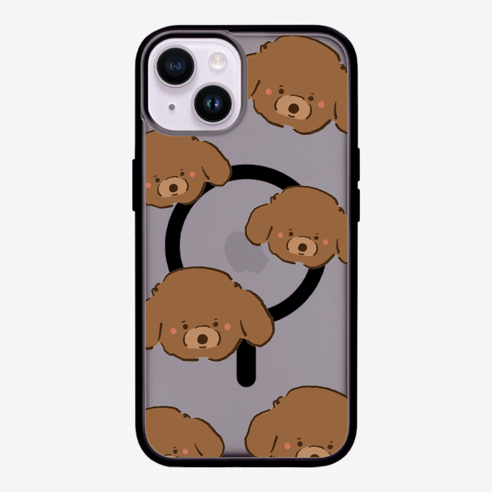 Brown Poodle Wonderland Phone Case