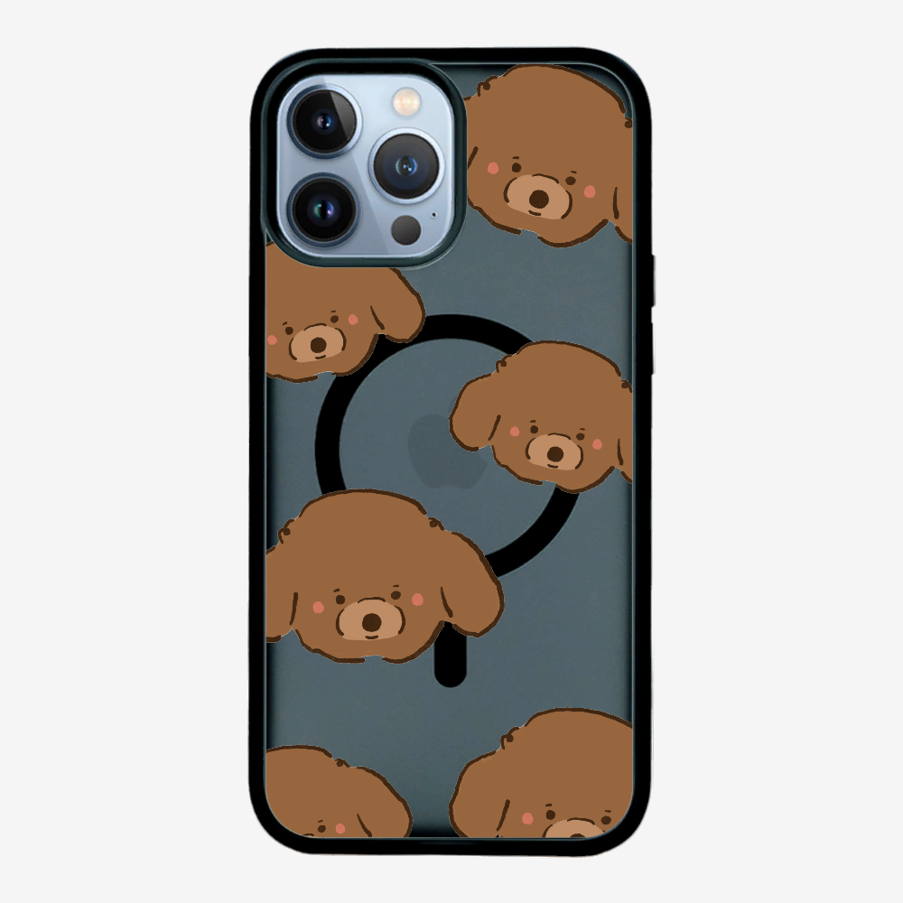 Brown Poodle Wonderland Phone Case