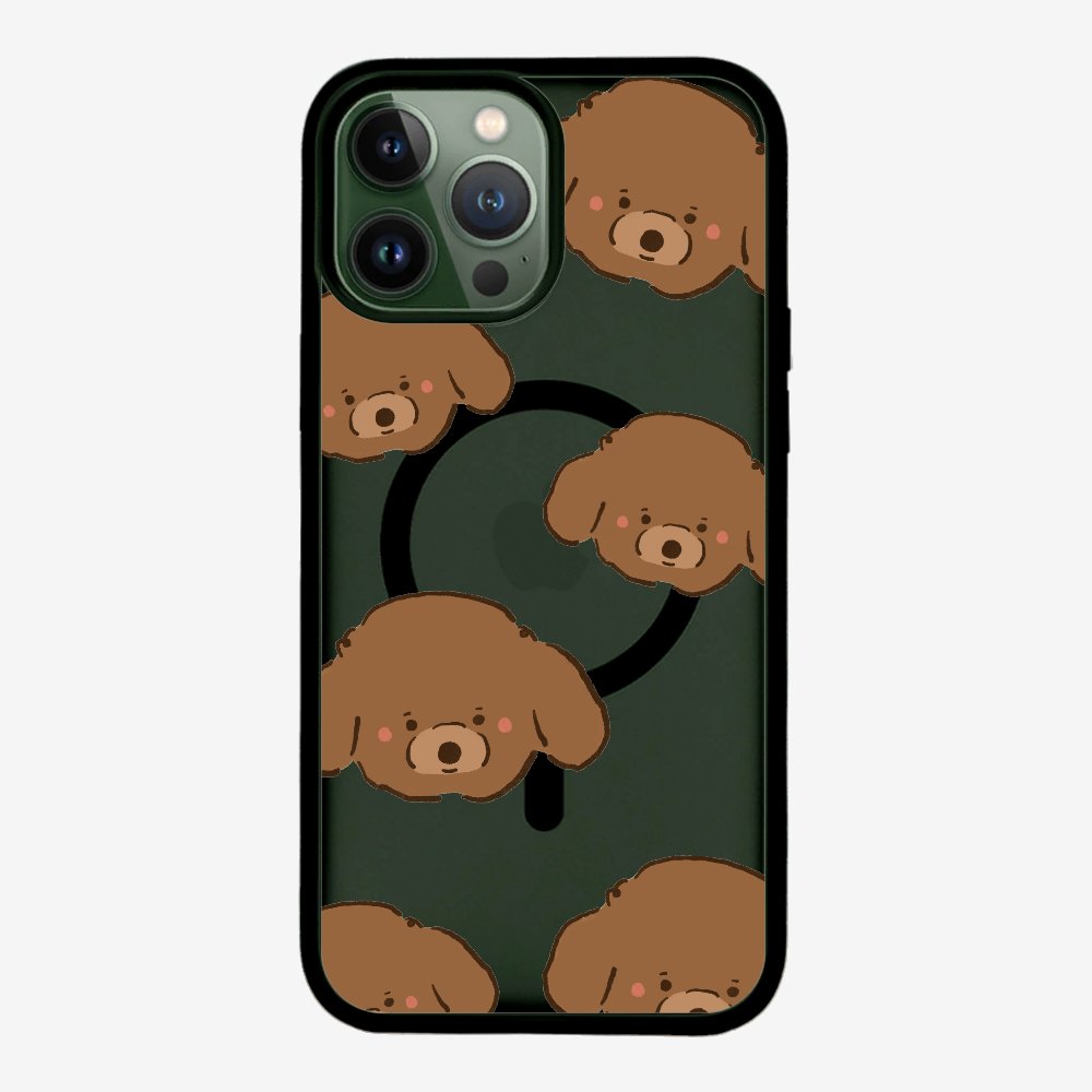 Brown Poodle Wonderland Phone Case