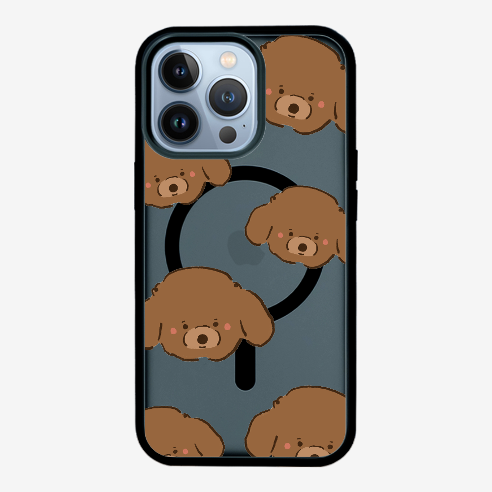 Brown Poodle Wonderland Phone Case