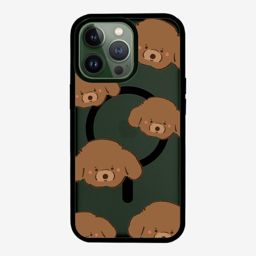 Brown Poodle Wonderland Phone Case