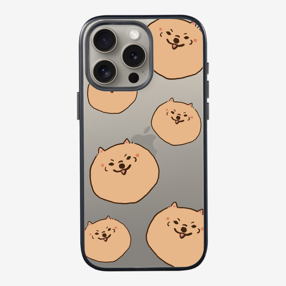 Brown Pomeranian Wonderland Phone Case