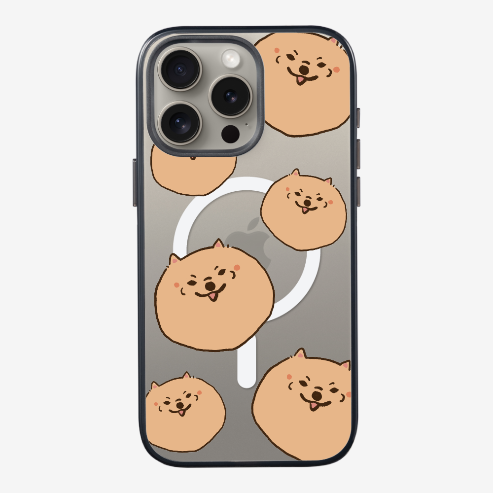 Brown Pomeranian Wonderland Phone Case