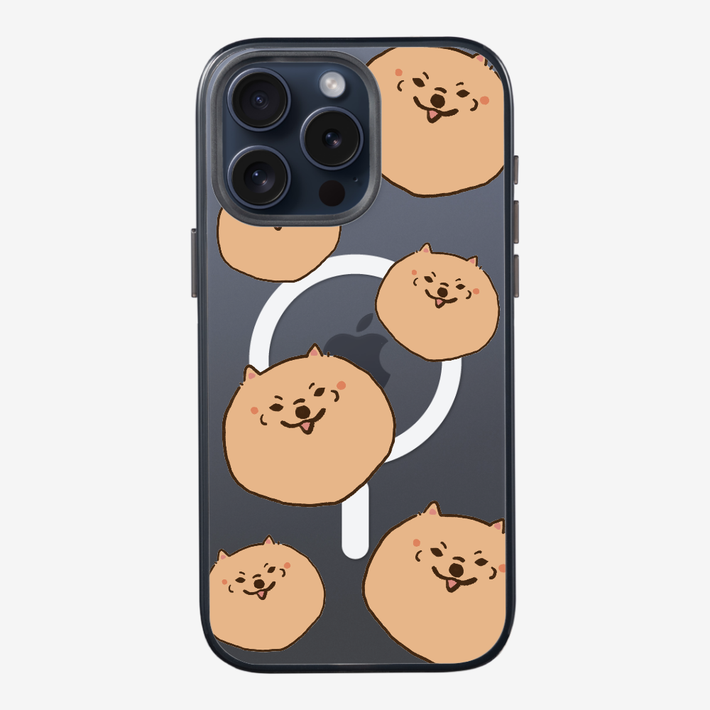 Brown Pomeranian Wonderland Phone Case