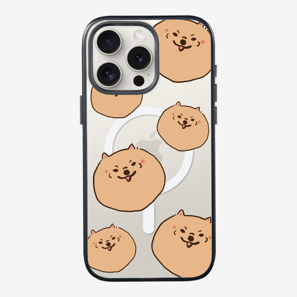 Brown Pomeranian Wonderland Phone Case