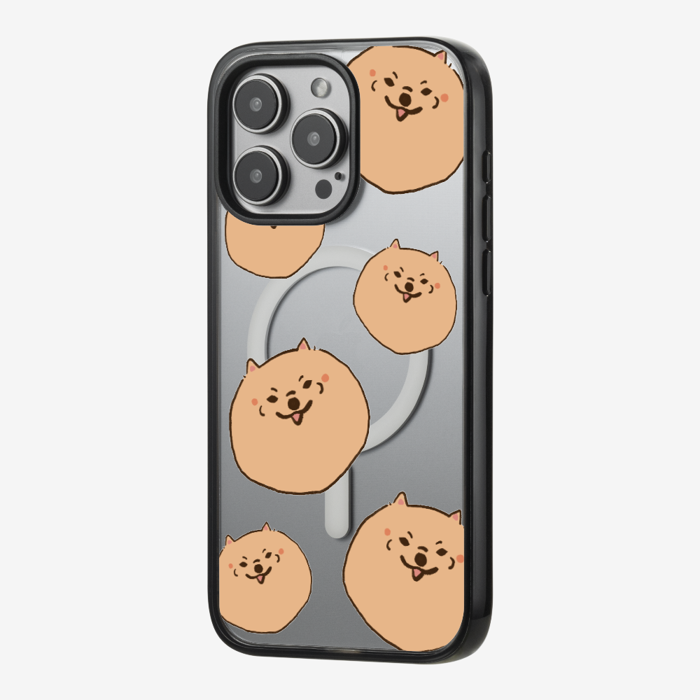 Brown Pomeranian Wonderland Phone Case