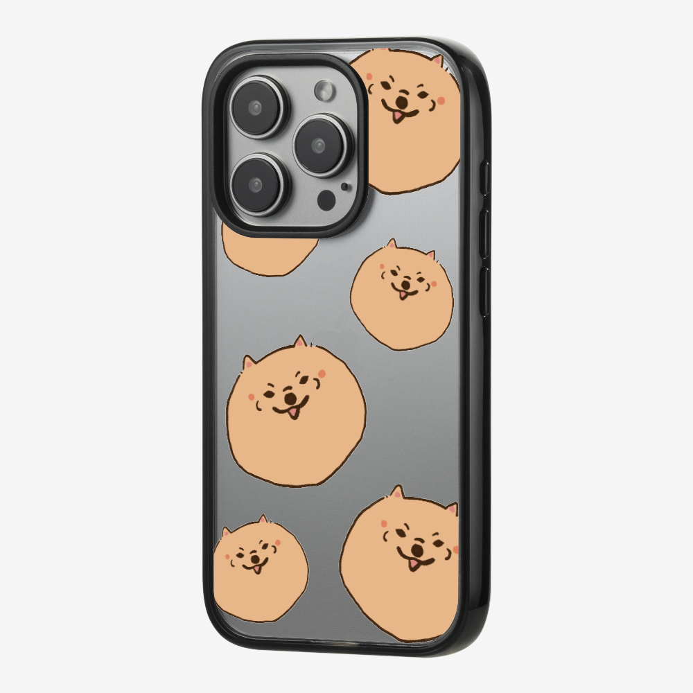 Brown Pomeranian Wonderland Phone Case