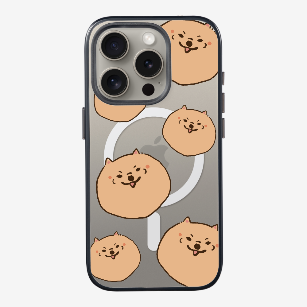 Brown Pomeranian Wonderland Phone Case