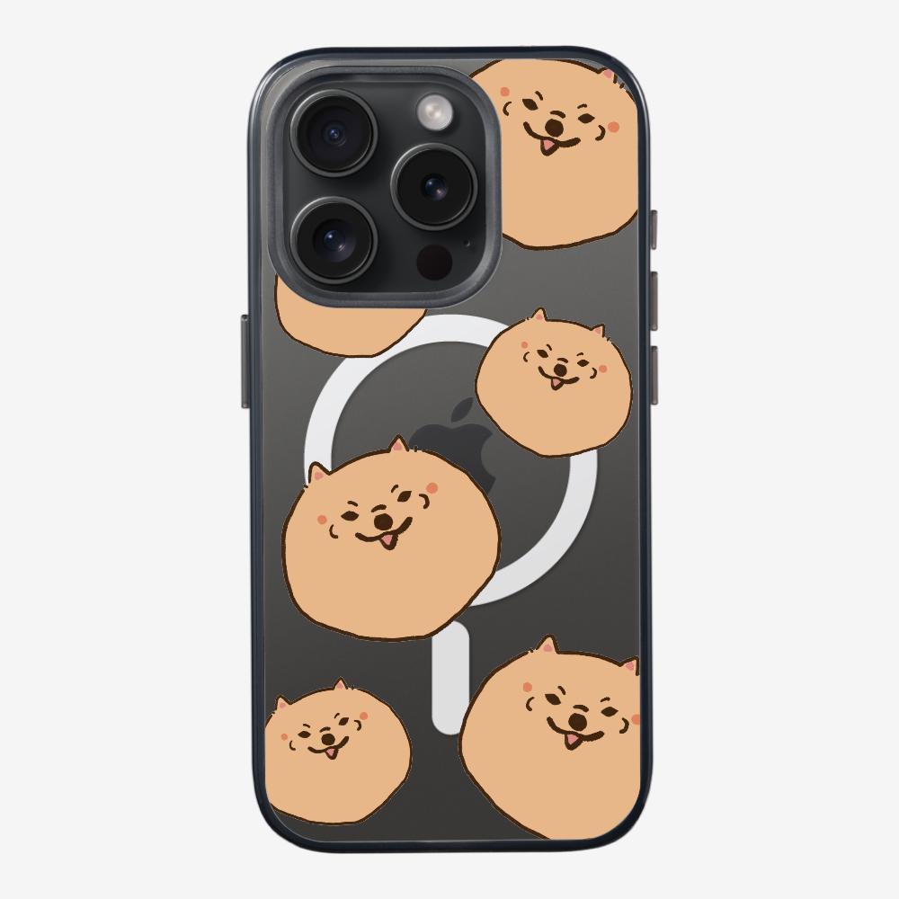 Brown Pomeranian Wonderland Phone Case