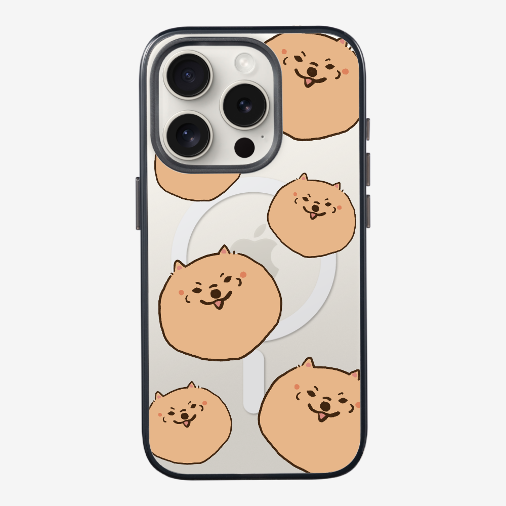 Brown Pomeranian Wonderland Phone Case