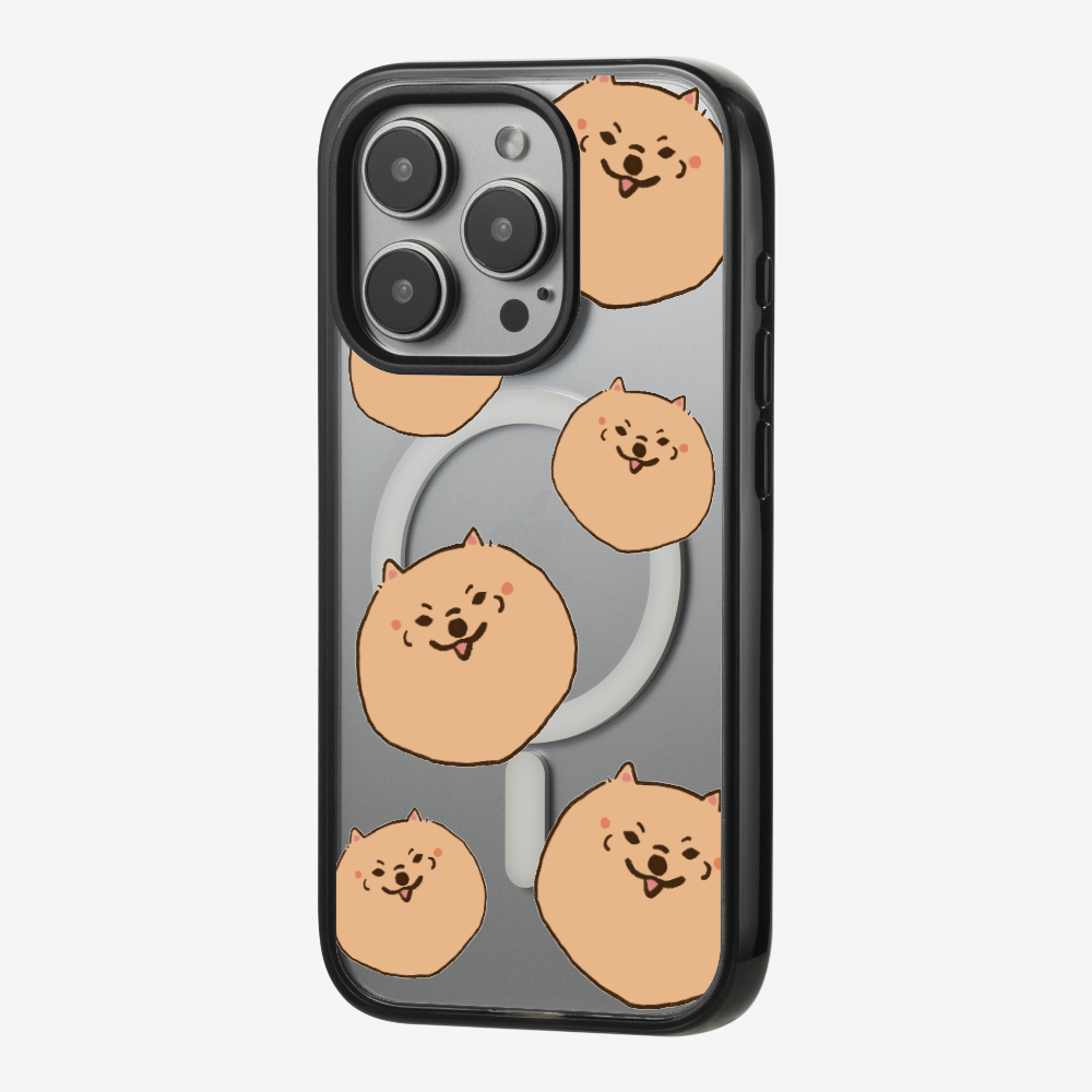 Brown Pomeranian Wonderland Phone Case