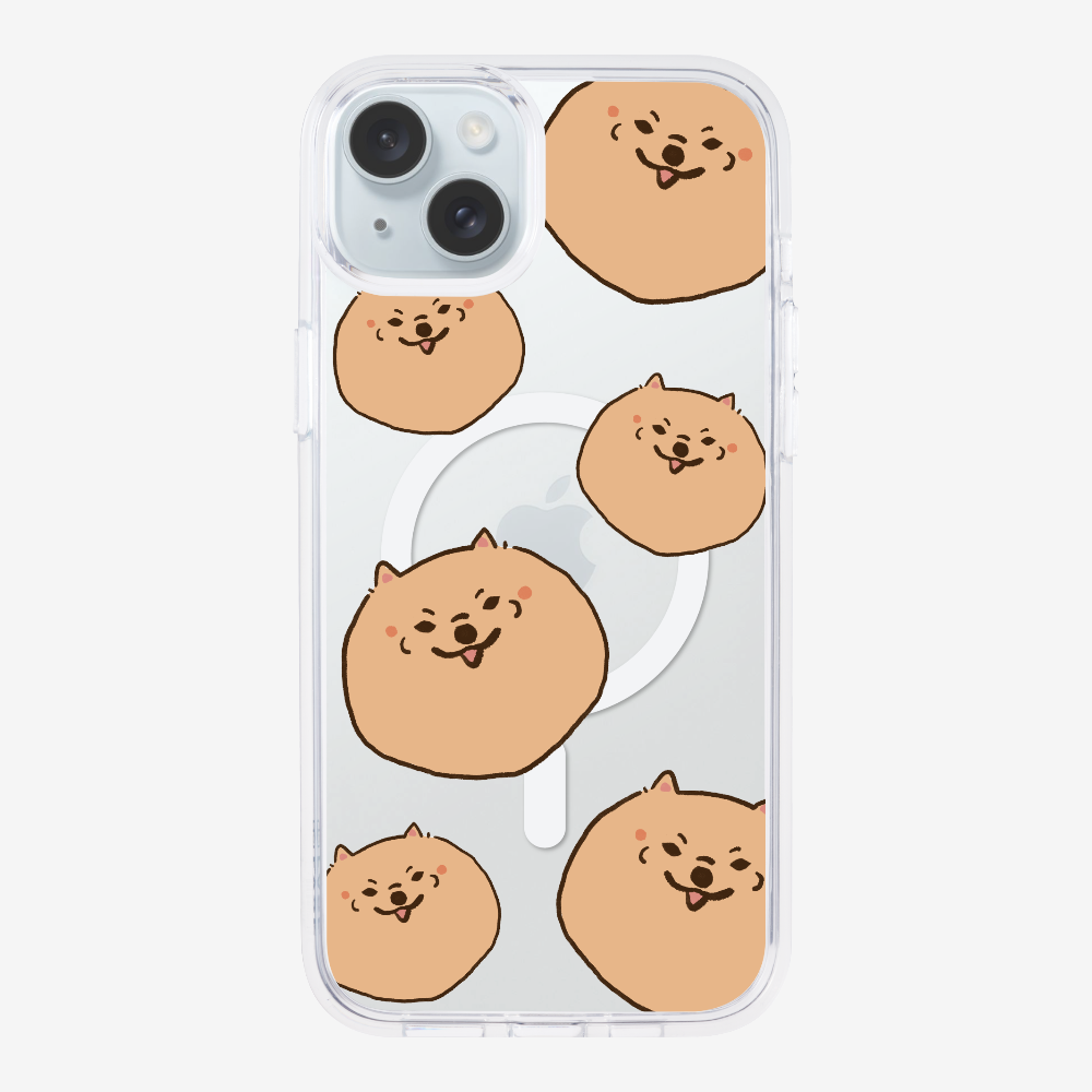 Brown Pomeranian Wonderland Phone Case