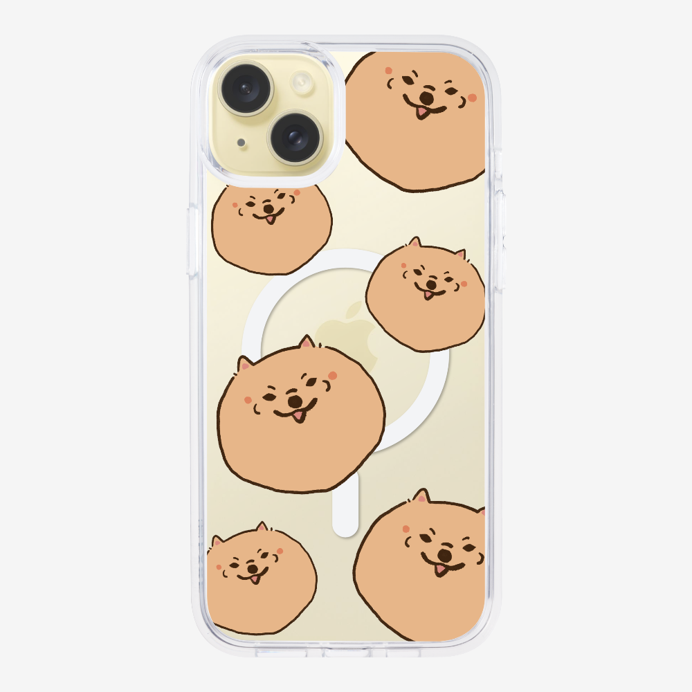 Brown Pomeranian Wonderland Phone Case