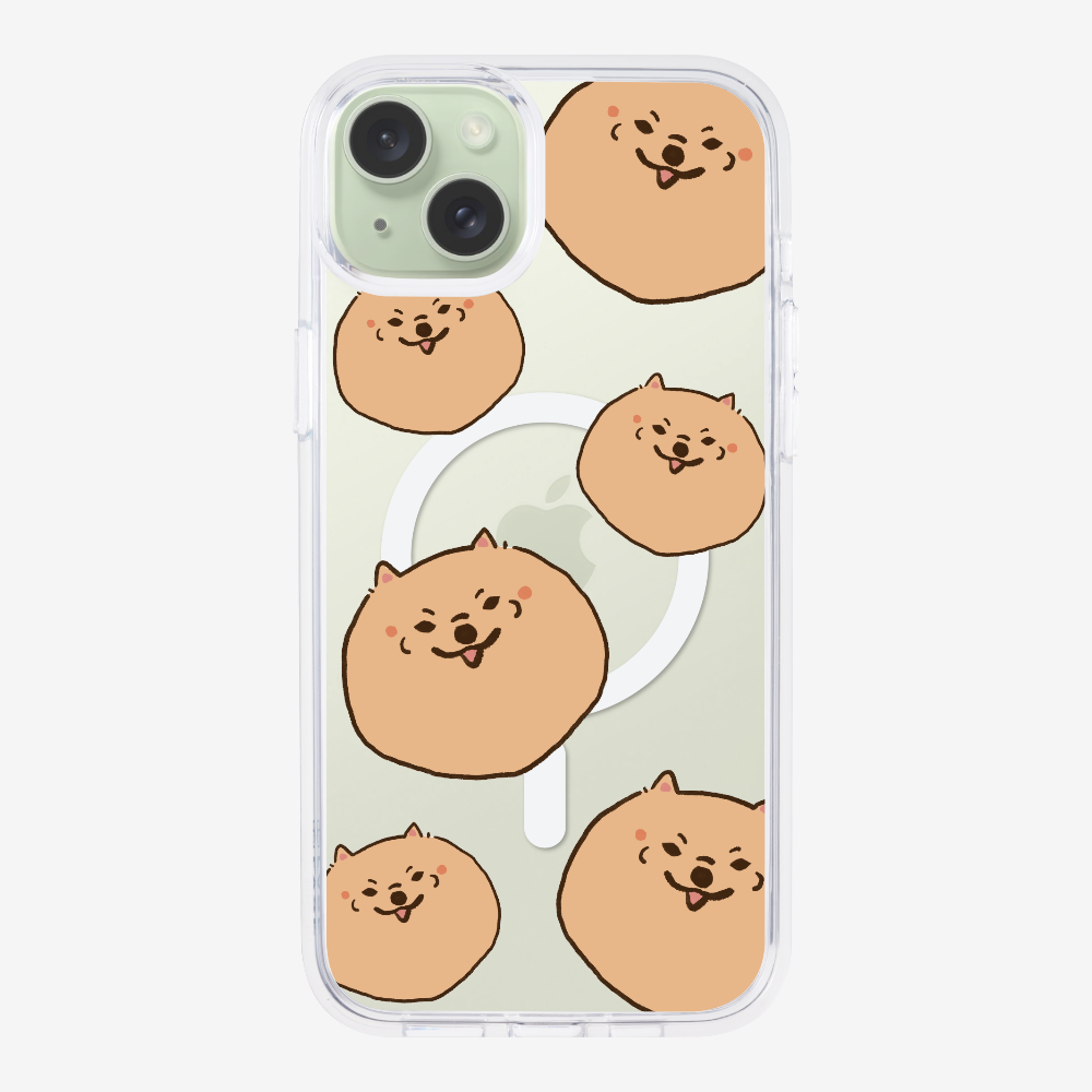 Brown Pomeranian Wonderland Phone Case