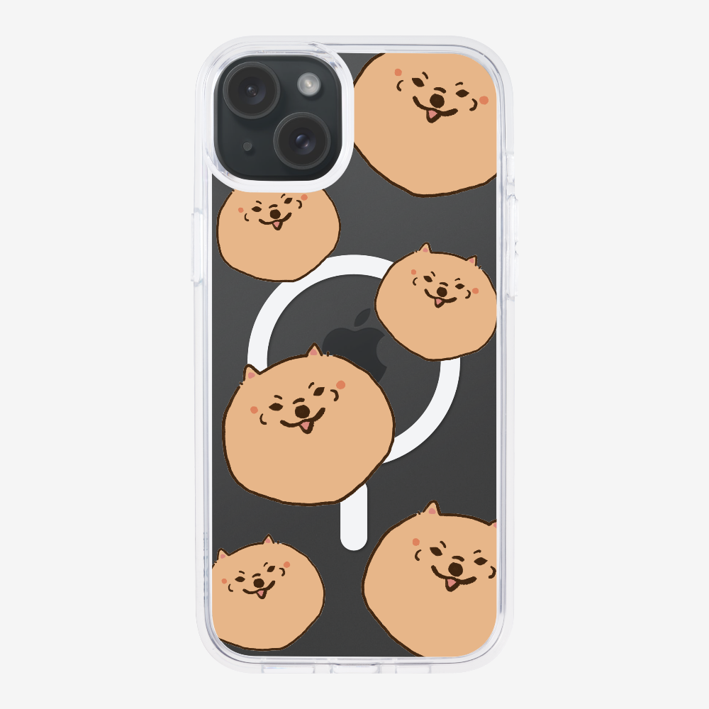 Brown Pomeranian Wonderland Phone Case