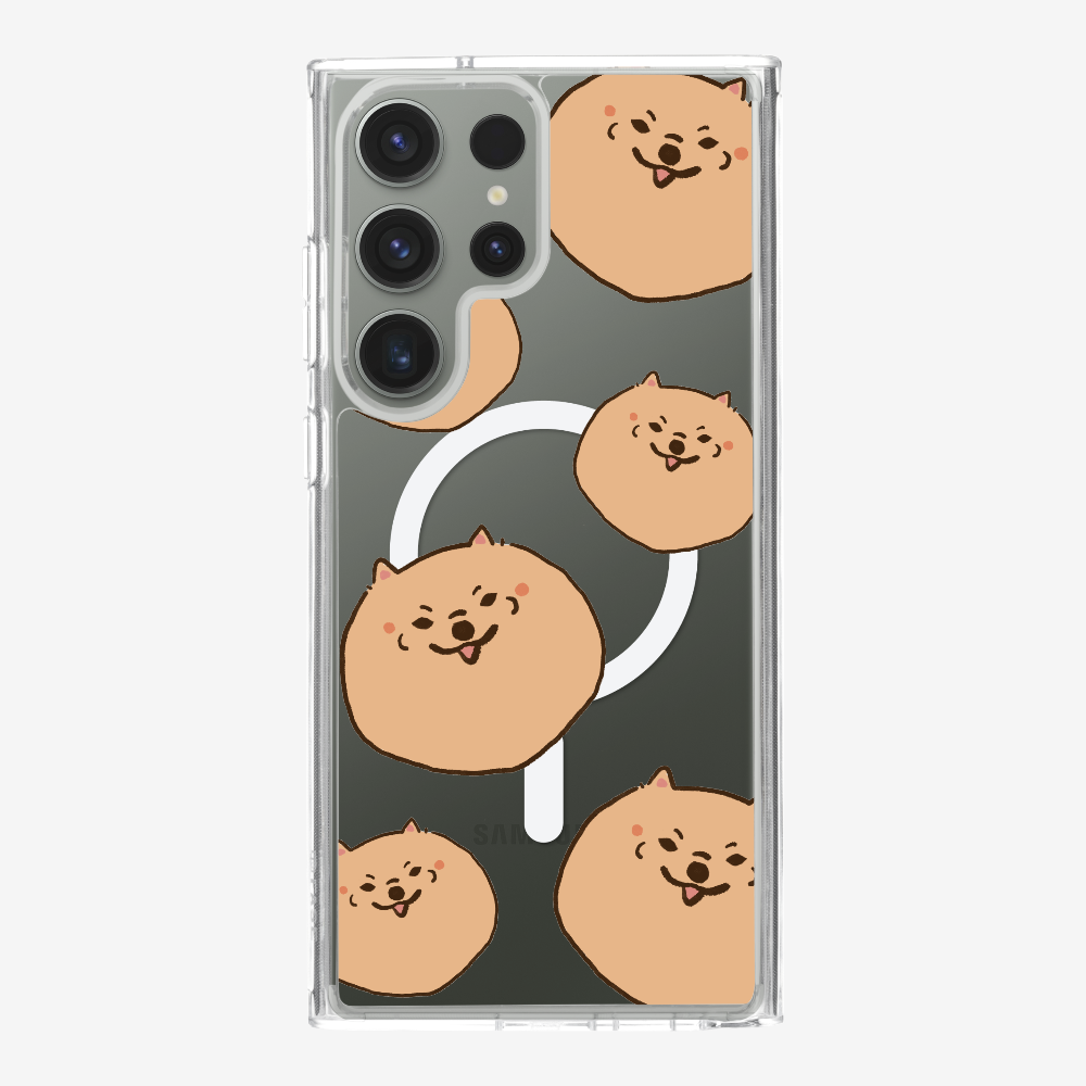 Brown Pomeranian Wonderland Phone Case