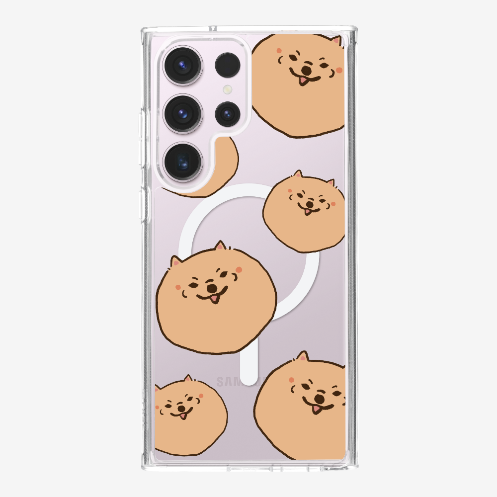 Brown Pomeranian Wonderland Phone Case